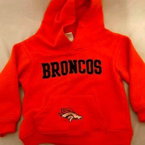 NFL Team Apparel Kids Denver Broncos Hoodie 2T